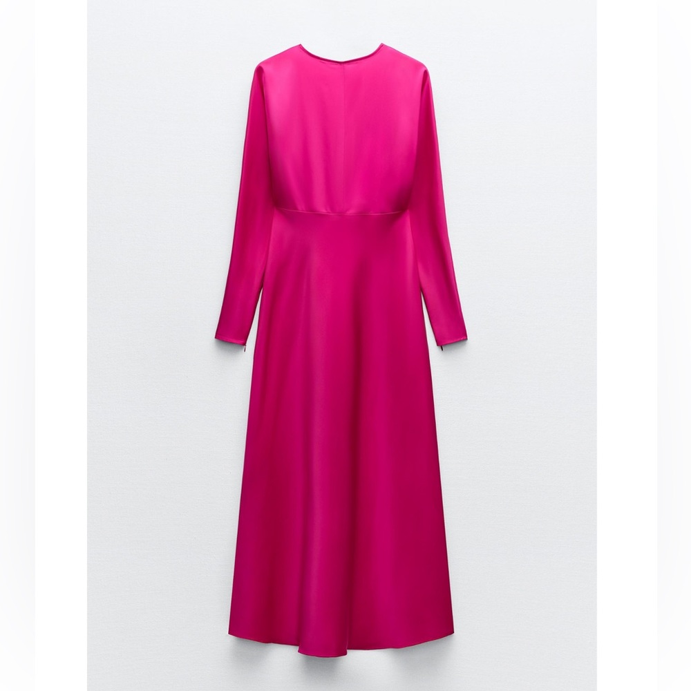 Zara Pink Midi Dress - Picture 5 of 9